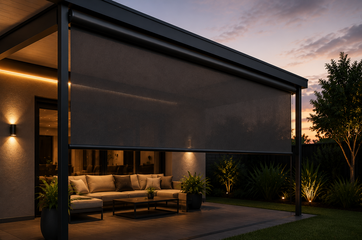 Toldo Cortina Tela Screen